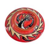 K - Karin Kraemer Hand Painted Ceramic Plate