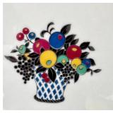 K - Limoges Platter by C. Ahrenfeldt - Vintage Floral Bouquet Plate