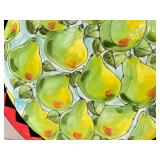 Pear Pattern Ceramic Plate