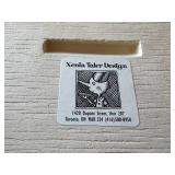 K - Xenia Taler Design Banana Tiles - 4x4 Ceramic Pair (Lot of 2)