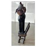 CD - Metal Sculpture - Horse with Bird on Back, Hand-Forged