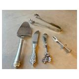 Assorted Silver-Plated Serving Utensils