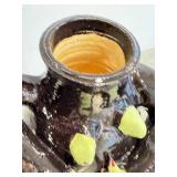 CD - Three Handcrafted Ceramic Witch Teapots - 11.5 Inches Tall (One Head Missing, Hat Chip)