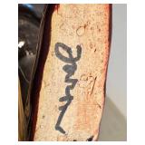 CD - Three Handcrafted Ceramic Witch Teapots - 11.5 Inches Tall (One Head Missing, Hat Chip)