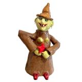CB - Artisan Ceramic Witch Teapot Figurine