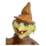 CB - Artisan Ceramic Witch Teapot Figurine