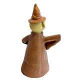 CB - Artisan Ceramic Witch Teapot Figurine