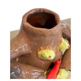 CB - Artisan Ceramic Witch Teapot Figurine