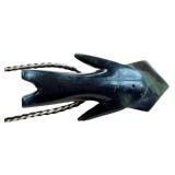 CB - Harpoon Point - Paujungi Sagiak, Cape Dorset, Serpentine & Cord