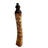 CF - Antique Dayak Bone Scrimshaw Medicine Vessel