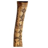 CF - Antique Dayak Bone Scrimshaw Medicine Vessel