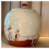 Ayumi Horie Ceramic Lidded Jar - 8.5 in Tall