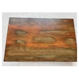 LR - Vintage Wooden Serving Tray - Floral Vine Design