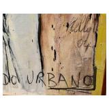 Phil Kelly Desnudo Urbano (Urban Nude) - Neo-Expressionist Oil on Canvas, 2004