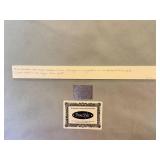 Philip Baker (b.1951) Curtain - Original Framed Oil, Crayon & Graphite on Book Plate