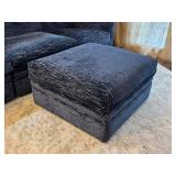 Marge Carlson Custom Upholstered Sofa with Coordinating Ottoman