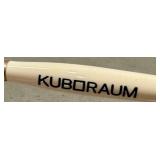 Kuboraum Maske P9 Sunglasses - White Frame, Pink Lenses, Made in Italy w Leather Case