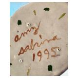 K2 - Amy Sabrina Leaf Motif Stoneware 1995 3-Piece Set