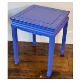 Pair of Purple Painted Asian Style End Tables