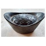 Vintage Chinese Silver Ingot (Sycee) 2.6 x 1.8 x 1.25 in
