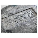 Vintage Chinese Silver Ingot (Sycee) 2.6 x 1.8 x 1.25 in