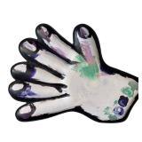 Moschino Couture Picasso Hand Clutch by Jeremy Scott - White Leather, Oversized