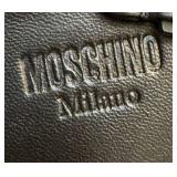Moschino Couture Picasso Hand Clutch by Jeremy Scott - White Leather, Oversized