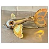 K - Artisan Crafted Fish Sculpture