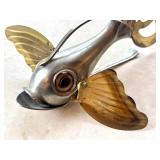 K - Artisan Crafted Fish Sculpture