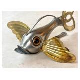 K - Artisan Crafted Fish Sculpture