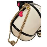 CL - Manish Arora Skull Clutch with Crown - Leather Heart-Eyes Handbag