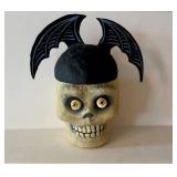 CF - Skull with Bat Wings - Artisan Paper Machè