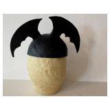 CF - Skull with Bat Wings - Artisan Paper Machè