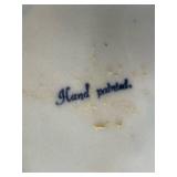 CD - Vintage Hand-painted Porcelain Chinese Hexagonal Teapot
