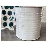 Astier de Villeneuve Paris Plate & 2 Ribbed Cylinders