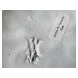 Astier de Villeneuve Paris Plate & 2 Ribbed Cylinders