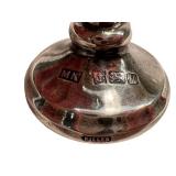 MK- Sterling Miniature Vase - 3 in Tall