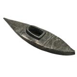 KP - Inuit Stone Kayak Carving - Circa 1975