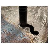 KP - Metal Fish Sculpture Padlock - Working Lock with Skeleton Key