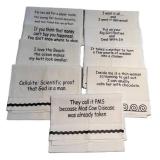 K - Decorative Hand Towels - 60% Linen, 40% Cotton (Lot of 9)