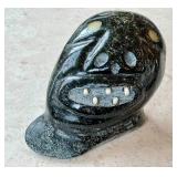 CD - Frank Oogalk Inuit Face Carving - Stone Sculpture