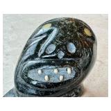 CD - Frank Oogalk Inuit Face Carving - Stone Sculpture