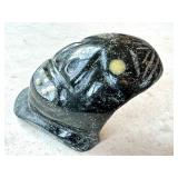 CD - Frank Oogalk Inuit Face Carving - Stone Sculpture