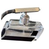 Vintage Perfume Atomizer - Vintage Art Deco Glass with Black Inlays