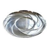 Vintage Tiffany & Co. Sterling Silver Platter - Swirl Design