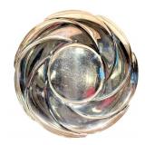 Vintage Tiffany & Co. Sterling Silver Platter - Swirl Design