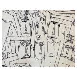Martin Blass Framed Etching, 