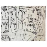 Martin Blass Framed Etching, 