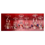 CD - Massimo Lunardon Handblown Borosilicate Cocktail Glasses - Signed (Lot of 6)