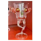 CD - Massimo Lunardon Handblown Borosilicate Cocktail Glasses - Signed (Lot of 6)
